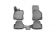 Коврики 3D в салон VW Golf VII, 2013-> 4 шт. (полиуретан)
