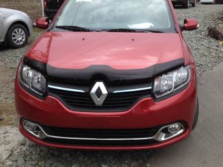 Дефлектор капота темный RENAULT Logan 2014-/RENAULT Sandero 2014-, шт