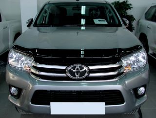 Дефлектор капота темный TOYOTA Hilux 2015-, шт