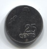 25 центов 2000 года Сейшельские острова