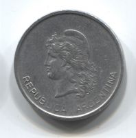 50 сентаво 1983 года Аргентина