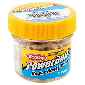 Силиконовая приманка червь Berkley PowerBait 2,5 см бронзовый (1109647) 55 шт