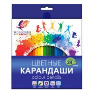 Карандаши цветные 24 цв, 6-гран, ЛУЧ Классика, 29С 1712-08