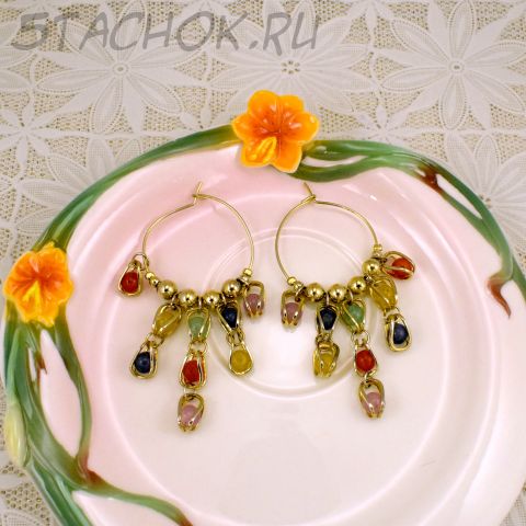 Серьги в восточном стиле (США)