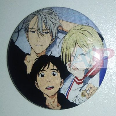 Значок (Средний 37 мм) Yuri on Ice