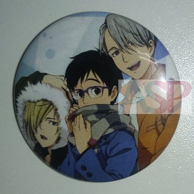 Значок (Средний 37 мм) Yuri on Ice