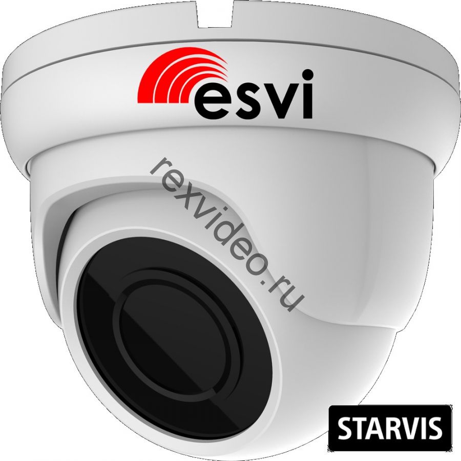 Антивандальная IP (2 Mp, 2,8мм, Sony STARVIS IMX307, POE, микрофон, SD)  EVC-DB-SE20-P/M/C