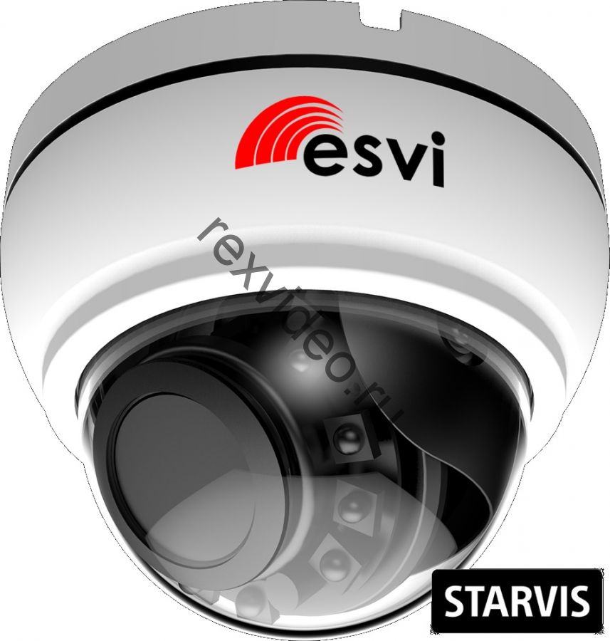 вариофокальная купольная IP (2 Mp, f=2.8-12мм, Sony STARVIS IMX307, POE, SD, аудио вх. )  EVC-NK20-SL20-P/C/A (BV)