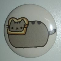 Значок (Средний 37 мм) Pusheen the cat