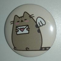 Значок (Средний 37 мм) Pusheen the cat