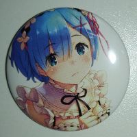 Значок (Средний 37 мм) Re Zero kara Hajimeru Isekai Seikatsu