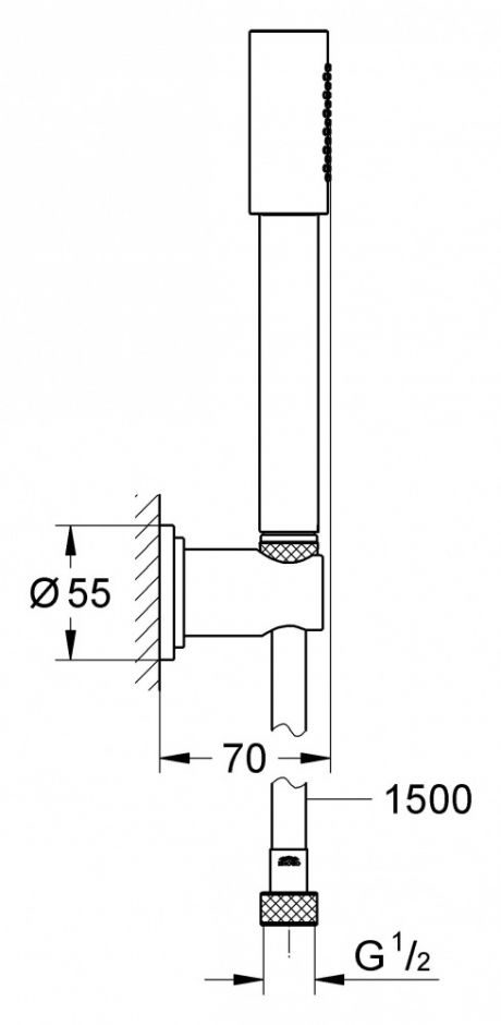 Душевой гарнитур Grohe Sena 28348000 ФОТО