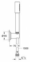 Душевой гарнитур Grohe Sena 28348000 схема 1