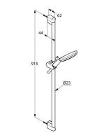 Душевой гарнитур Kludi Freshline 3S 6794091-00 схема 2