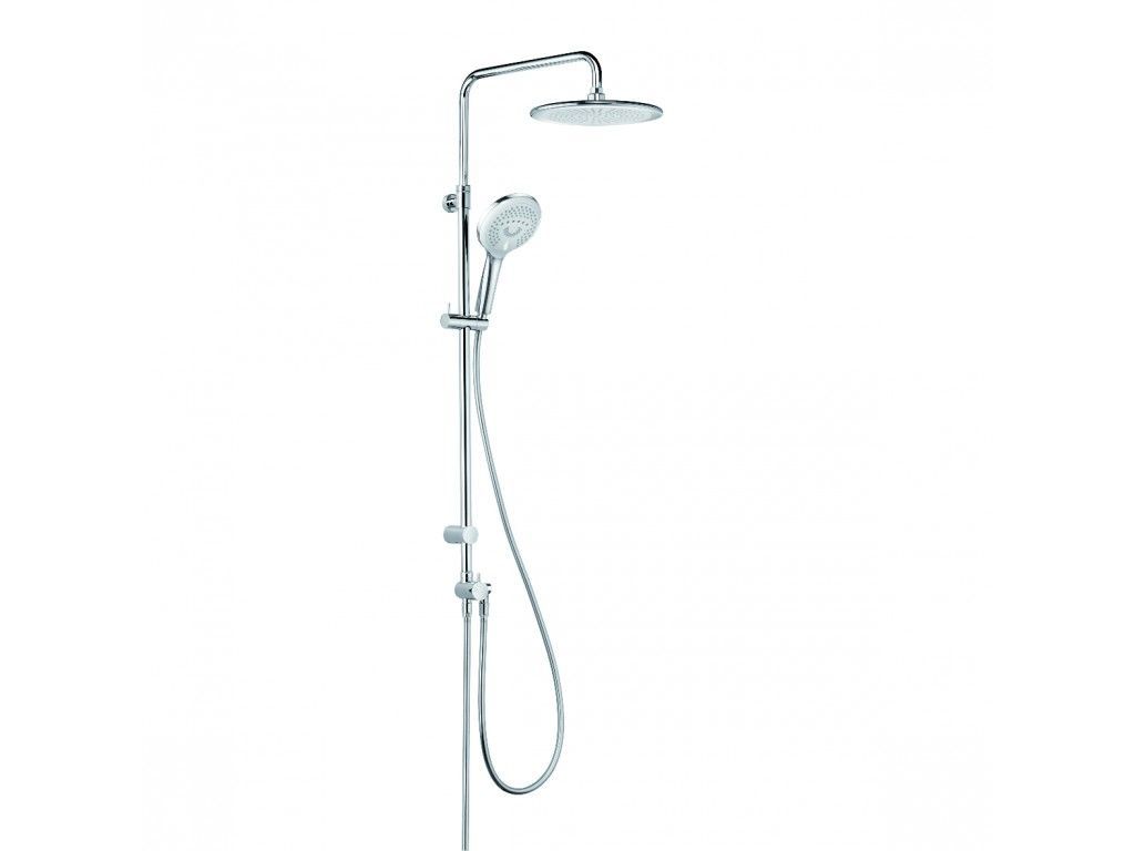 Стойка душевая Kludi Freshline Dual Shower System 6709005-00 без смесителя схема 1