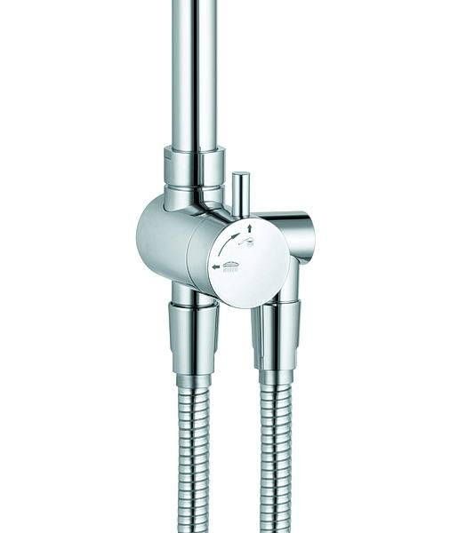 Стойка душевая Kludi Freshline Dual Shower System 6709005-00 без смесителя ФОТО