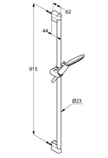 Душевой гарнитур Kludi Freshline 1S 6784091-00 ФОТО