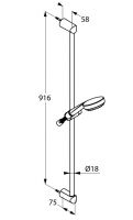 Душевой гарнитур Kludi Logo 1S 6819005-00 схема 2