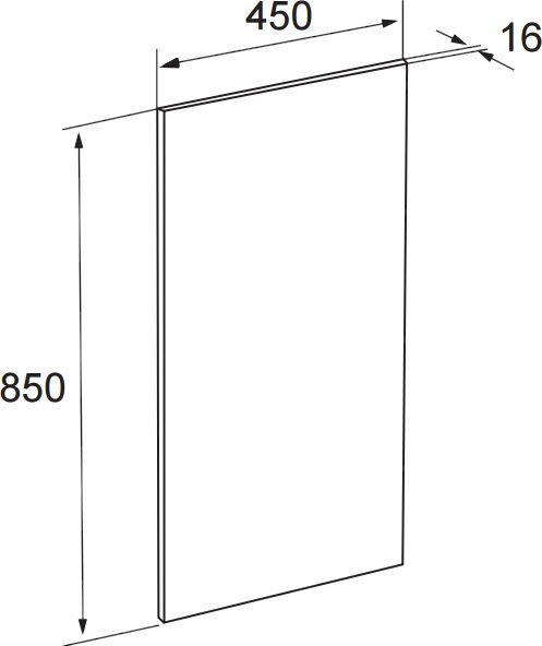 Зеркало Roca Gap 45 ZRU9000090 со светильником схема 2