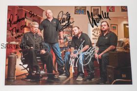 Автографы: Рик, Кори, Ричард Харрисон, Chumlee. Звёзды ломбарда / Pawn Stars