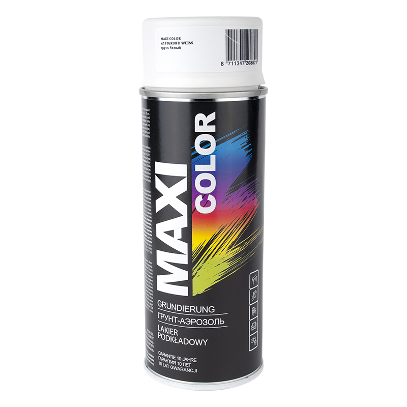 MaxiColor Грунт белый, объём 400мл.