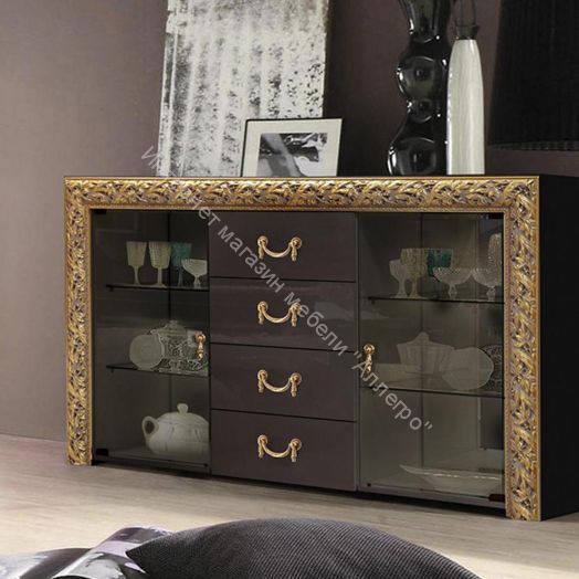 Комод большой Тиффани Премиум золото