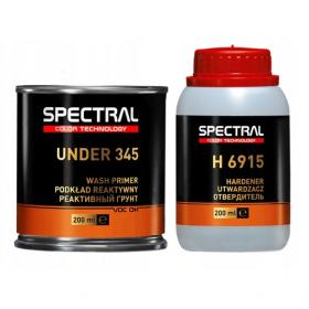 Spectral UNDER 345 + H6915 Реактивный грунт с отвердителем 1:1, объем 400мл. + 400мл.