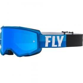 Fly Racing 2021 Zone Blue/Black Sky Blue Mirror/Smoke Lens очки для мотокросса