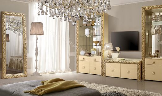 Зеркало большое золото Тиффани Премиум