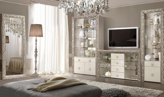 Зеркало большое золото Тиффани Премиум