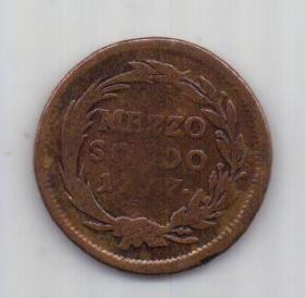 1/2 сольдо 1777 года Милан Италия