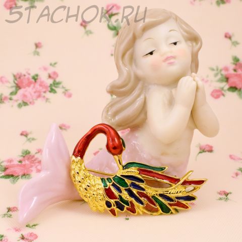 Брошь "Прекрасный лебедь" (США)