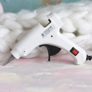Инструменты для куклоделия - Клеевой пистолет белый