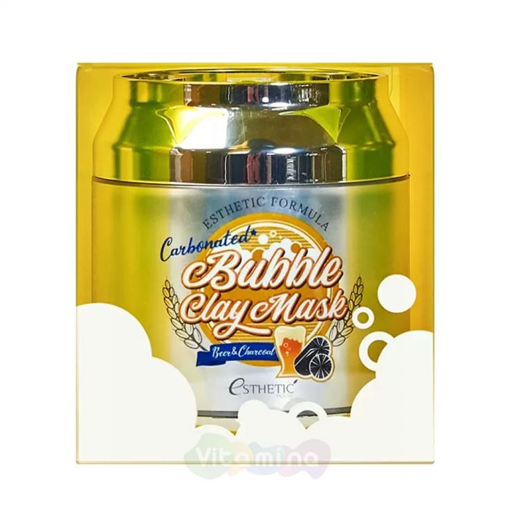 Esthetic House Очищающая пузырьковая маска для лица Esthetic Formula Carbonated Bubble Clay Mask, 80 мл