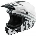 Fly Racing Kinetic Thrive White/Black/Grey шлем внедорожный