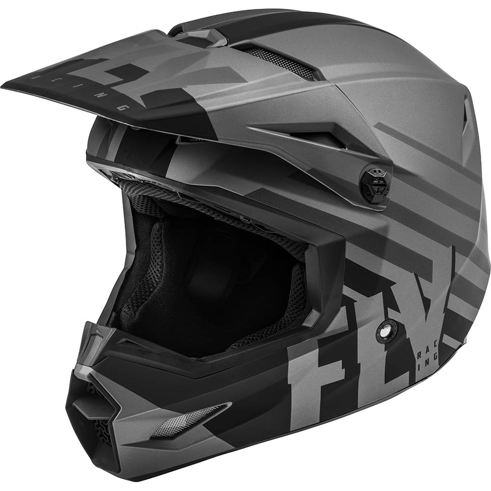 Fly Racing Kinetic Thrive Matte Dark Grey/Black шлем внедорожный