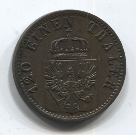 3 пфеннига 1869 года Пруссия