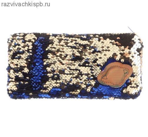 Пенал с пайетками «Космос».
