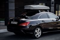Автомобильный бокс на крышу Nobu Cross, 380 литров, серый текстурный