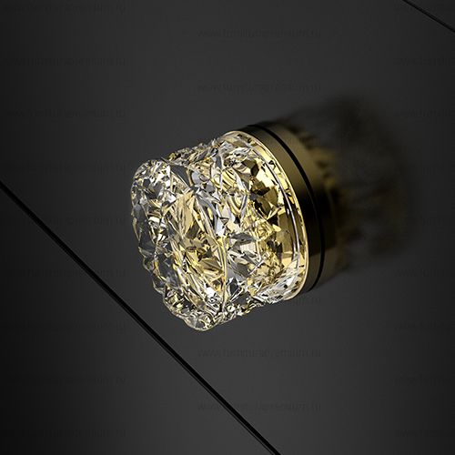 Мебельная ручка-кнопка Glass Design Mirage