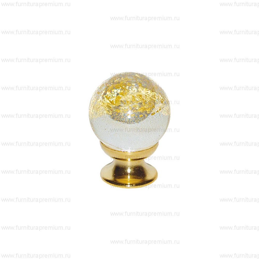 Мебельная ручка-кнопка Glass Design Murano knob