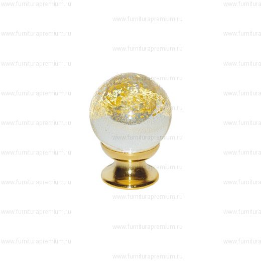 Мебельная ручка-кнопка Glass Design Murano knob