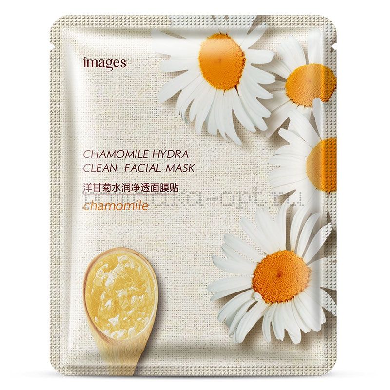 Images Тканевая маска успокаивающая с ромашкой CHAMOMILE HYDRA CLEAN FACIAL MASK 30g