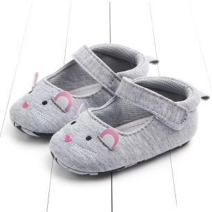 Сандалики серые мышки  11 см