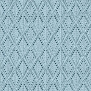 Лоскут трикотажной ткани - Принт ажурная вязка 50х40 см