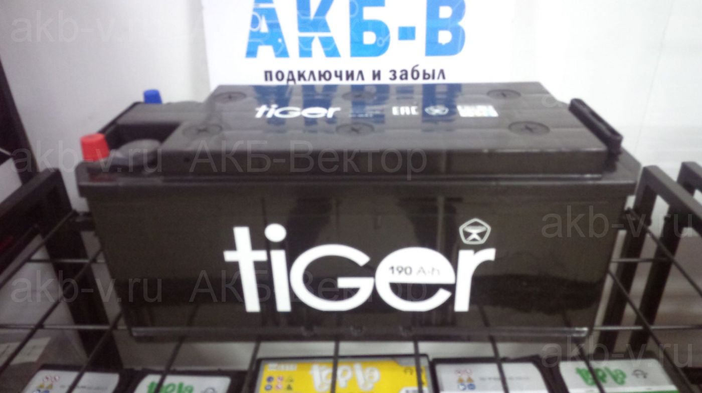 АКБ Tiger 190Ач 1200А(EN) бюджет под заказ