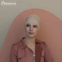 Головной убор удобный из трикотажа Golova Восток