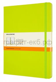 Книжка зап.Moleskine XLarge Classik линейка лайм QP090C2