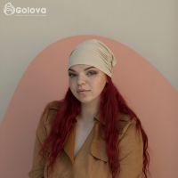 Головной убор удобный из трикотажа Golova Восток