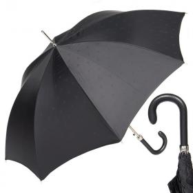 Зонт-трость Pasotti Classic Pelle Comondor Black
